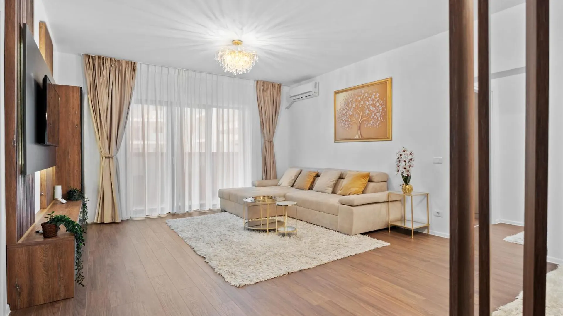 Stylish Gold Accents Apartamento Bucareste Roménia